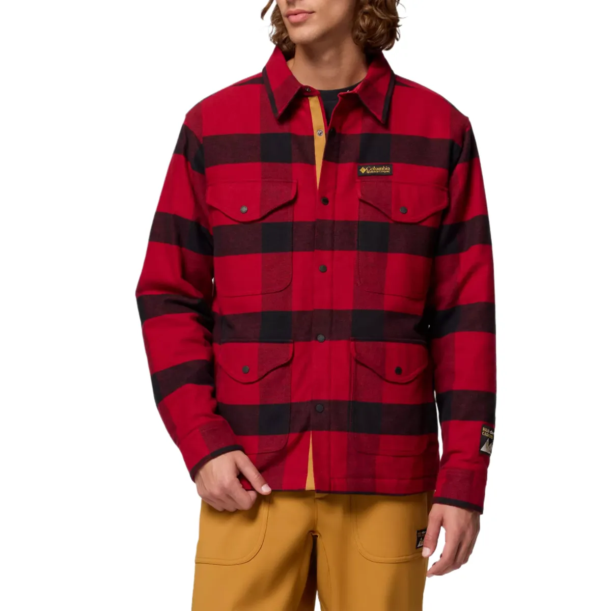 Columbia Cascades™ check pocket shirt jacket