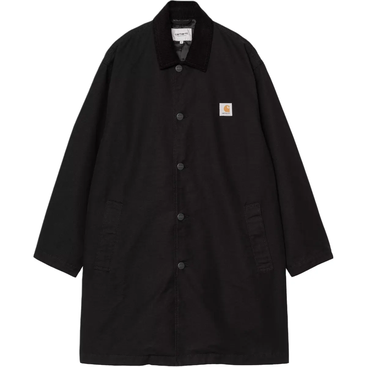 Carhartt Wip Webster button-fastening logo-patch coat
