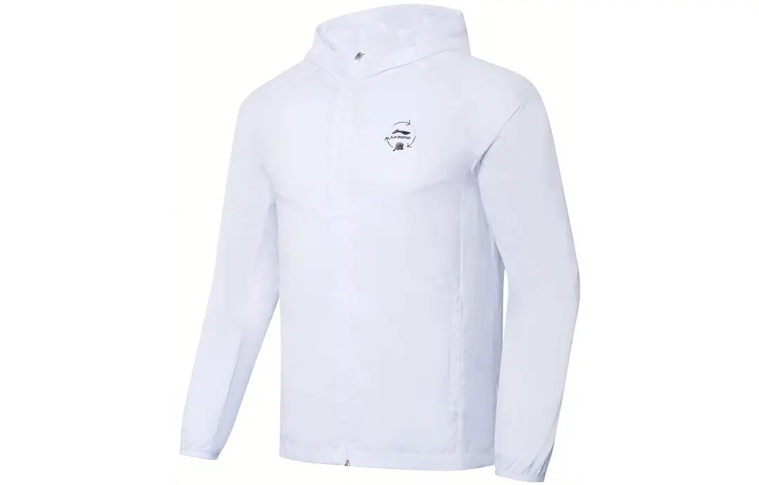 Li Ning Super Light Sun Protection Clothing Unisex Standard White