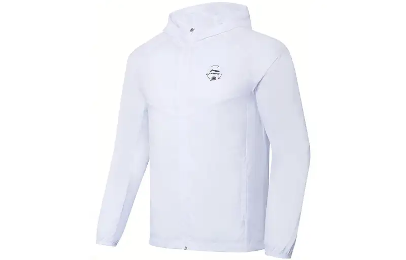 Li Ning Super Light Sun Protection Clothing Unisex Standard White