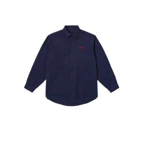 Vans Shirts Men's Night Blue Lapel Moderate Shirt