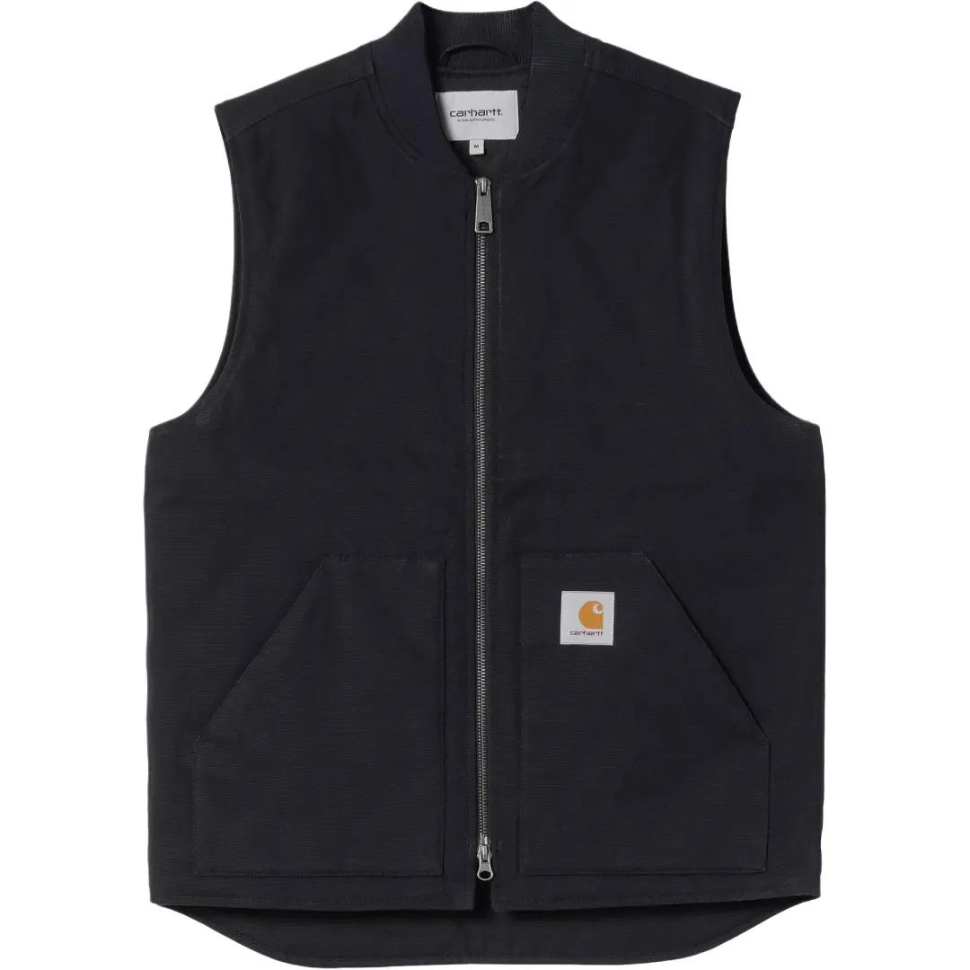 Carhartt Wip Classic Logo Patch Zipped Vest