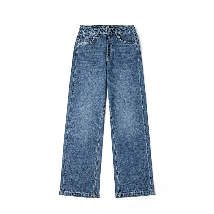 Lee Jeans Women's Medium Blue Moderate Wide Leg Pants