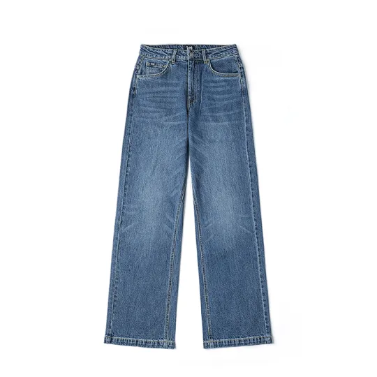 Lee Jeans Women's Medium Blue Moderate Wide Leg Pants