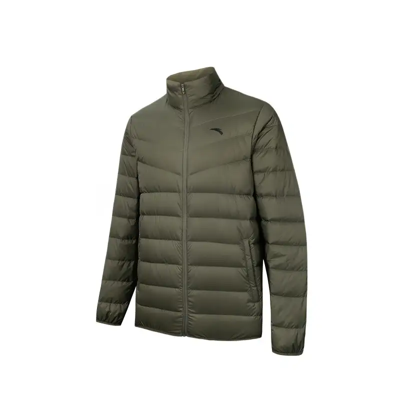 Anta Variety Training Collection Down Jacket Men's Withered Pine Green