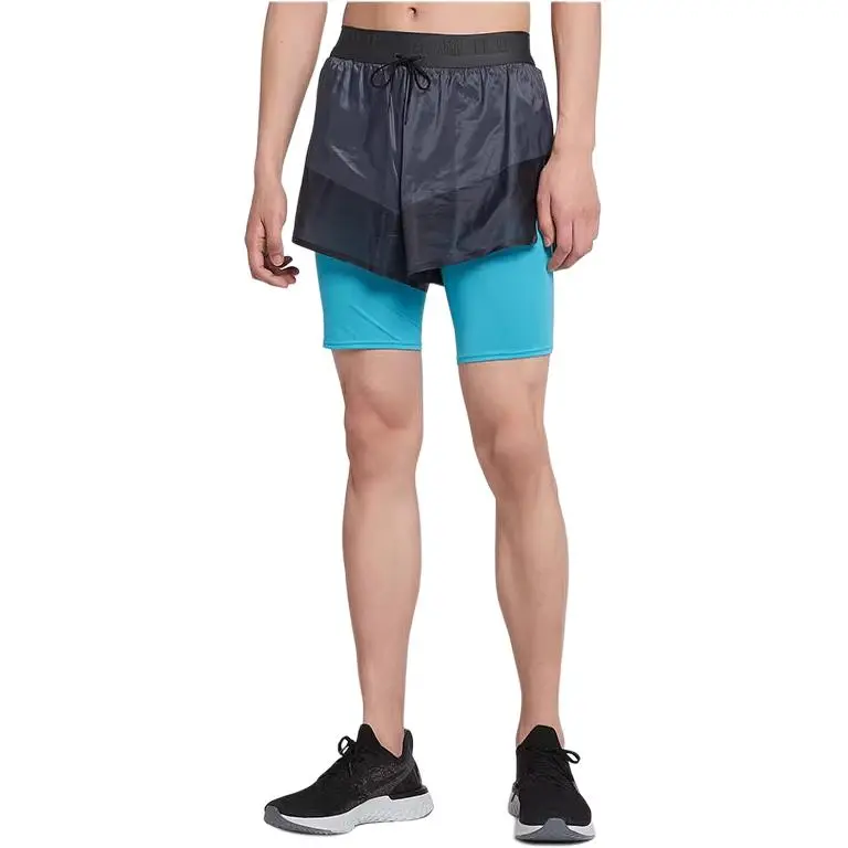 Nike Clothing Sports Shorts Men's Blue Moderate Straight Fit Pants