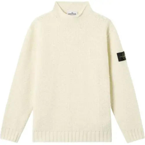 STONE ISLAND Mock Neck Jumper