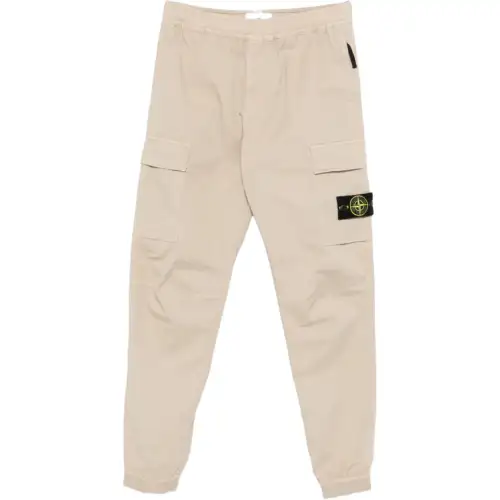 Stone Island cargo-pocket cuffed trousers