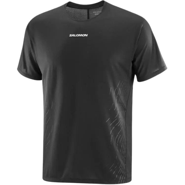 SALOMON T Shirt Men's Pitch Black/Beauty Black