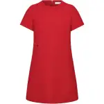 DIOR Straight Dress Short Sleeved Dress Women's Red