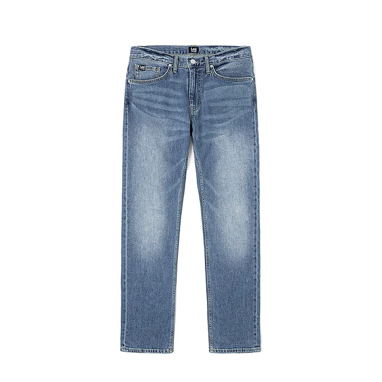 Lee Jeans Men's Medium Blue Moderate Straight Fit Pants
