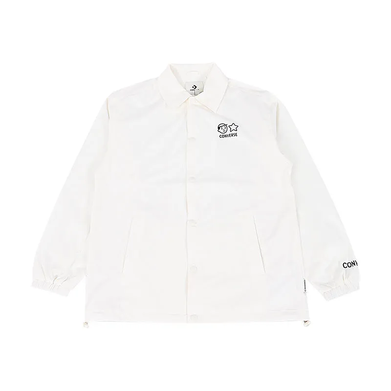 Converse Jackets Unisex White Lapel Moderate Other