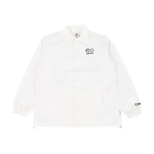 Converse Jackets Unisex White Lapel Moderate Other
