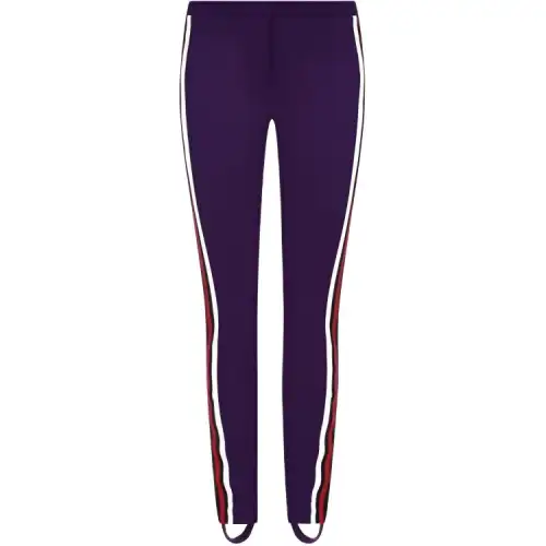 GUCCI Casual Pants Women's Purple Moderate Slim Fit Pants