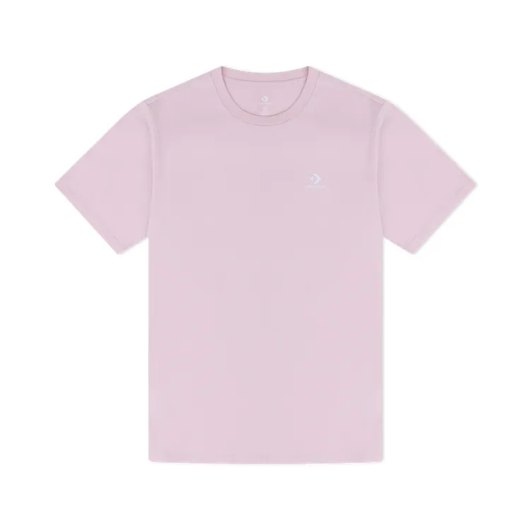 Converse T-Shirts Men's Pink Crew Neck Straight Fit