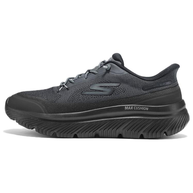 Skechers MEN’S GO WALK Support Rebound Low top Casual Shoes Men’s Black