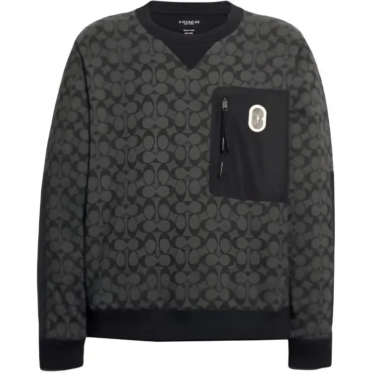 COACH SS23 Sweatshirt Men's Gray