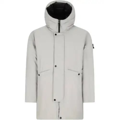 Stone Island Logo Patch Hooded Jacket