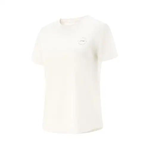 Li Ning Running Collection T Shirt Women's Ivory