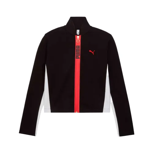 PUMA T7 Jackets Women's Black Baseball Collar Moderate Other