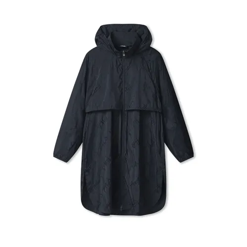 FILA Emerald Jackets Women's Polar Night Blue NV Hooded Moderate Other