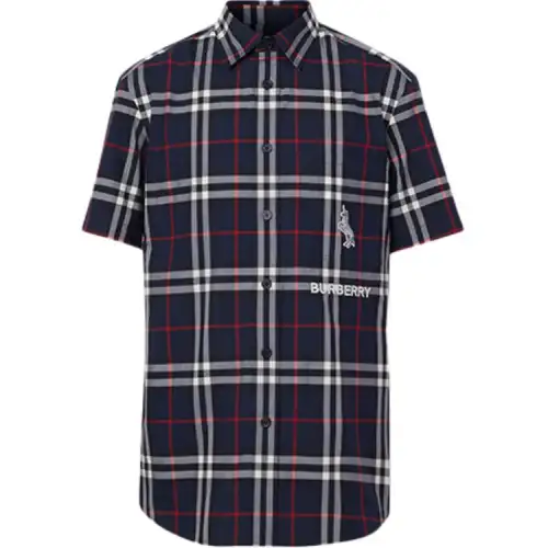 Burberry Shirt Men's Marine Blue