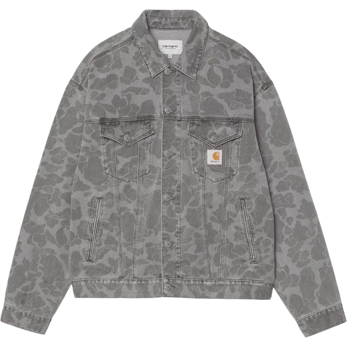 Carhartt Wip Helston camouflage buttoned jacket