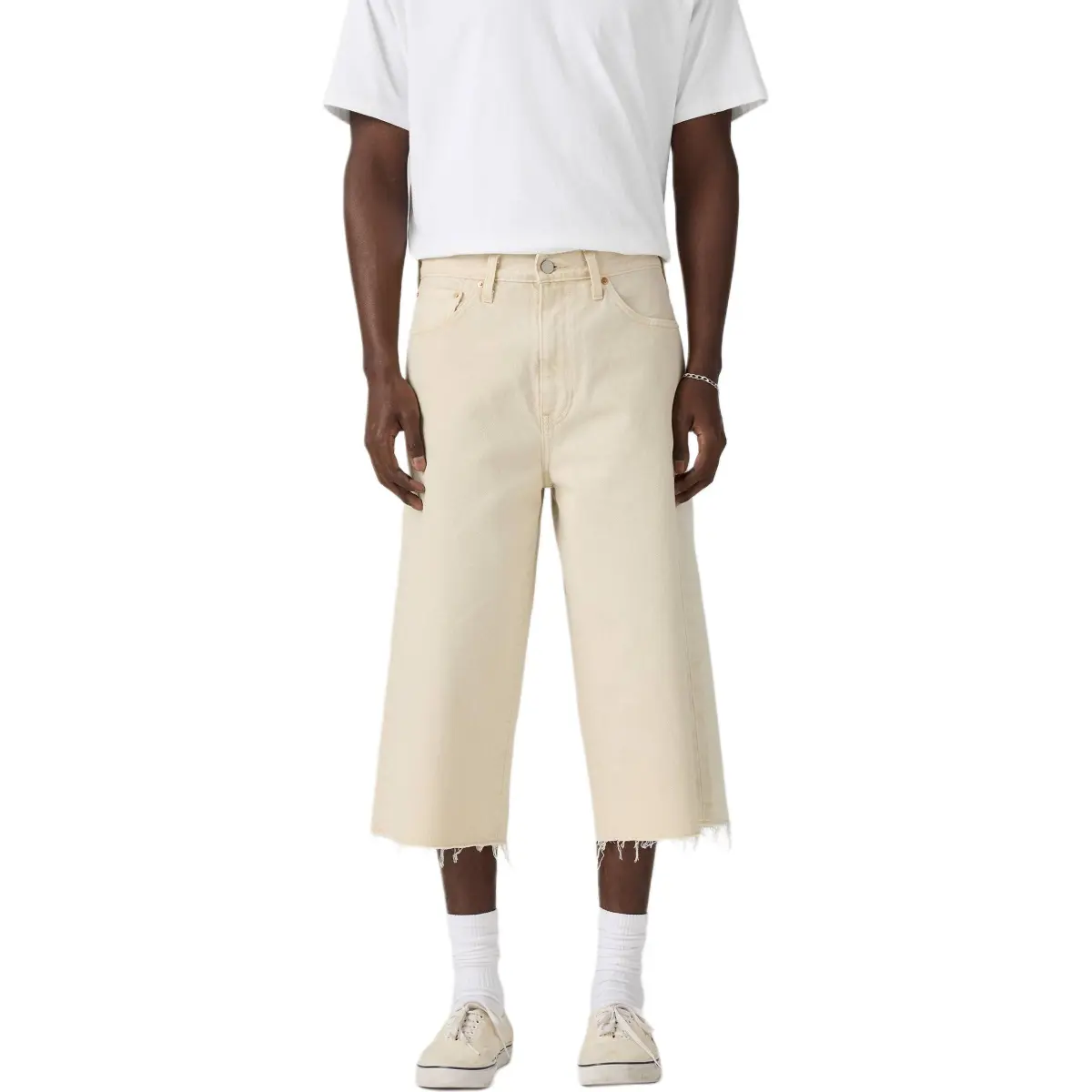 Levis 478™ Capri frayed jeans