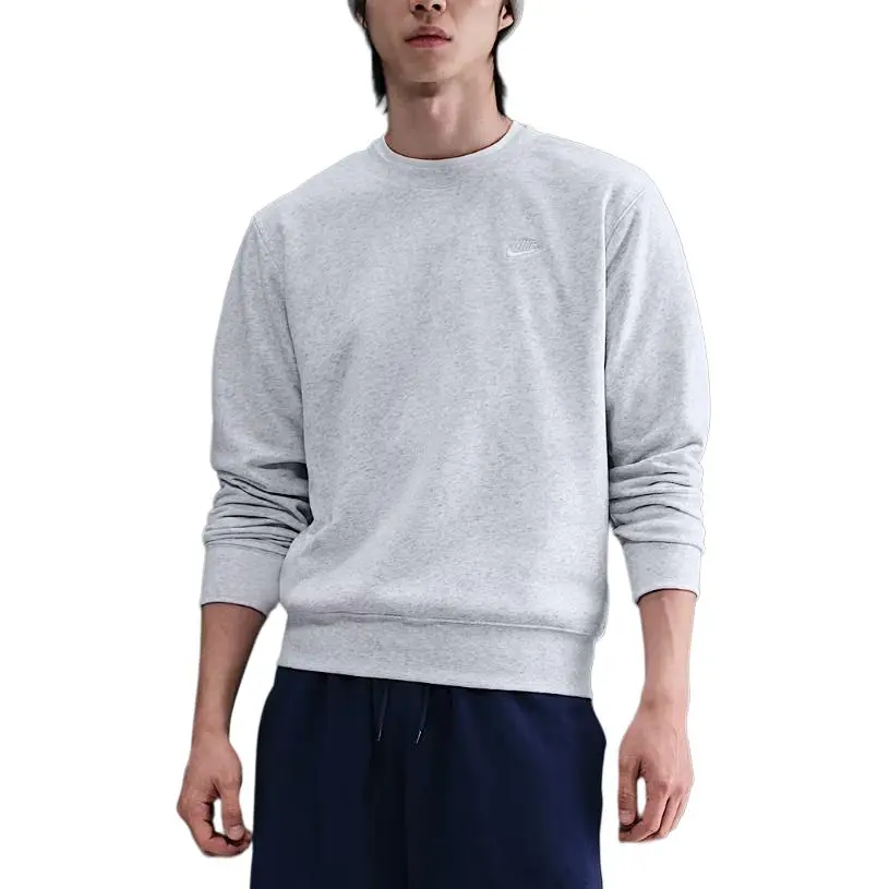 Nike Clothing Sweatshirts Men's Heather Crew Neck Moderate Straight Fit