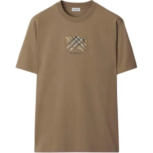 Burberry Equestrian Knight-check cotton T-shirt