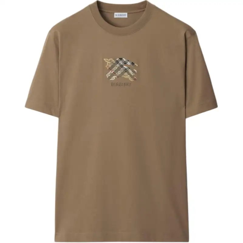 Burberry Equestrian Knight-check cotton T-shirt