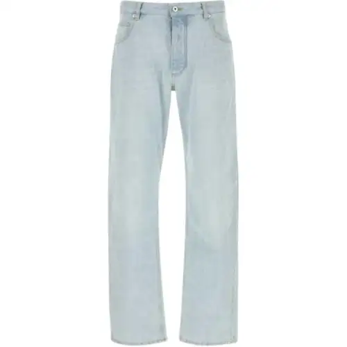 Bottega Veneta Mid Rise Straight Leg Jeans