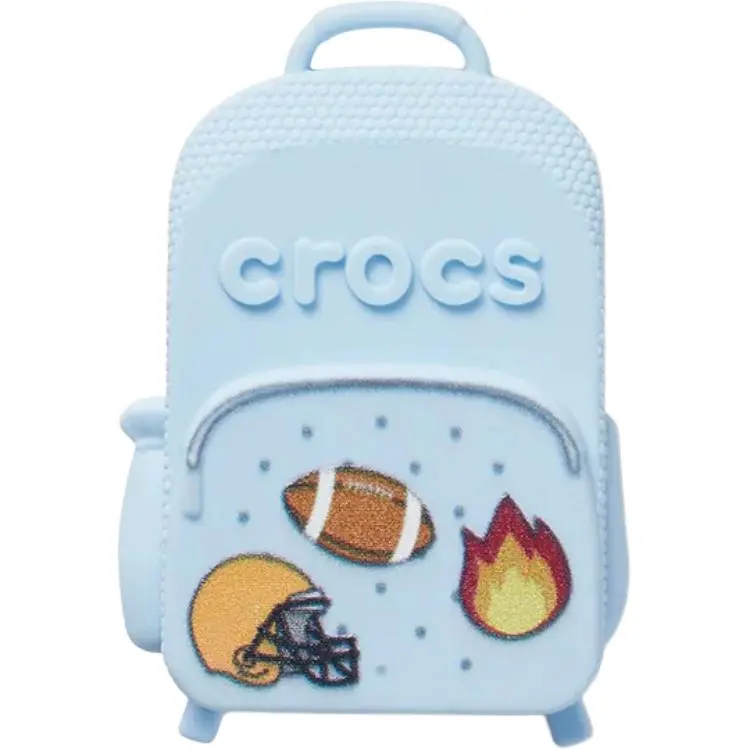 Crocs Polyvinyl Chloride Shoe Buckles Unisex Blue