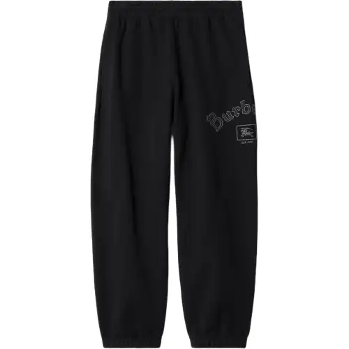 Burberry Equestrian Knight embroidered Track Pants