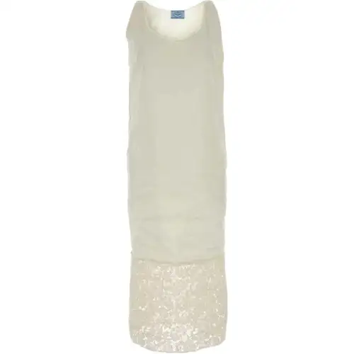 PRADA Sleeveless Dress Women's White