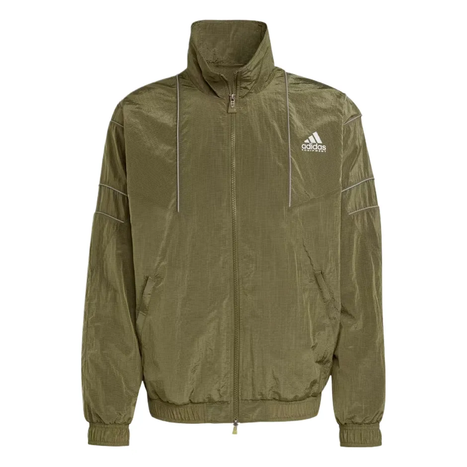 Adidas Eqt reflective-stripe track jacket