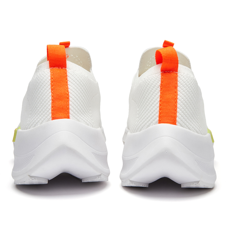 VOIT Running Shoes Unisex Low Top White Orange