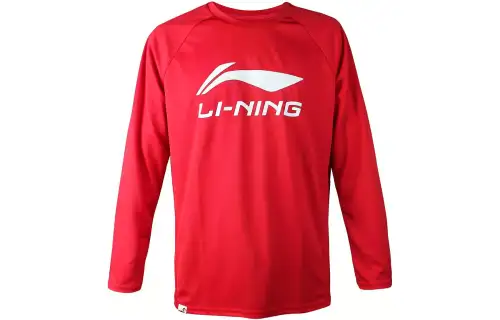 Li Ning Badminton Collection T Shirt Men's Bull Red
