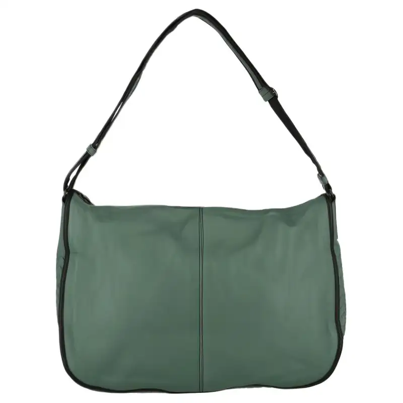 Bottega Veneta Zip Closure Leather One Shoulder Handbag Women's Green