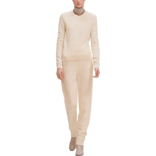 HERMES Sweater Women's Natural White
