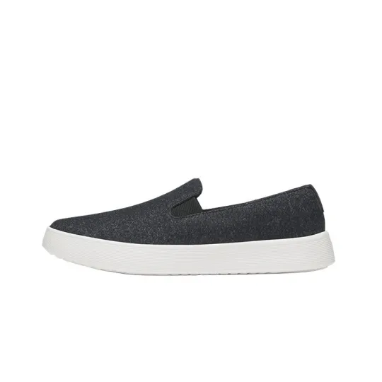 Allbirds Wool Cruiser Slip On Lightweight Low top Casual Shoes Women's Natural Black
