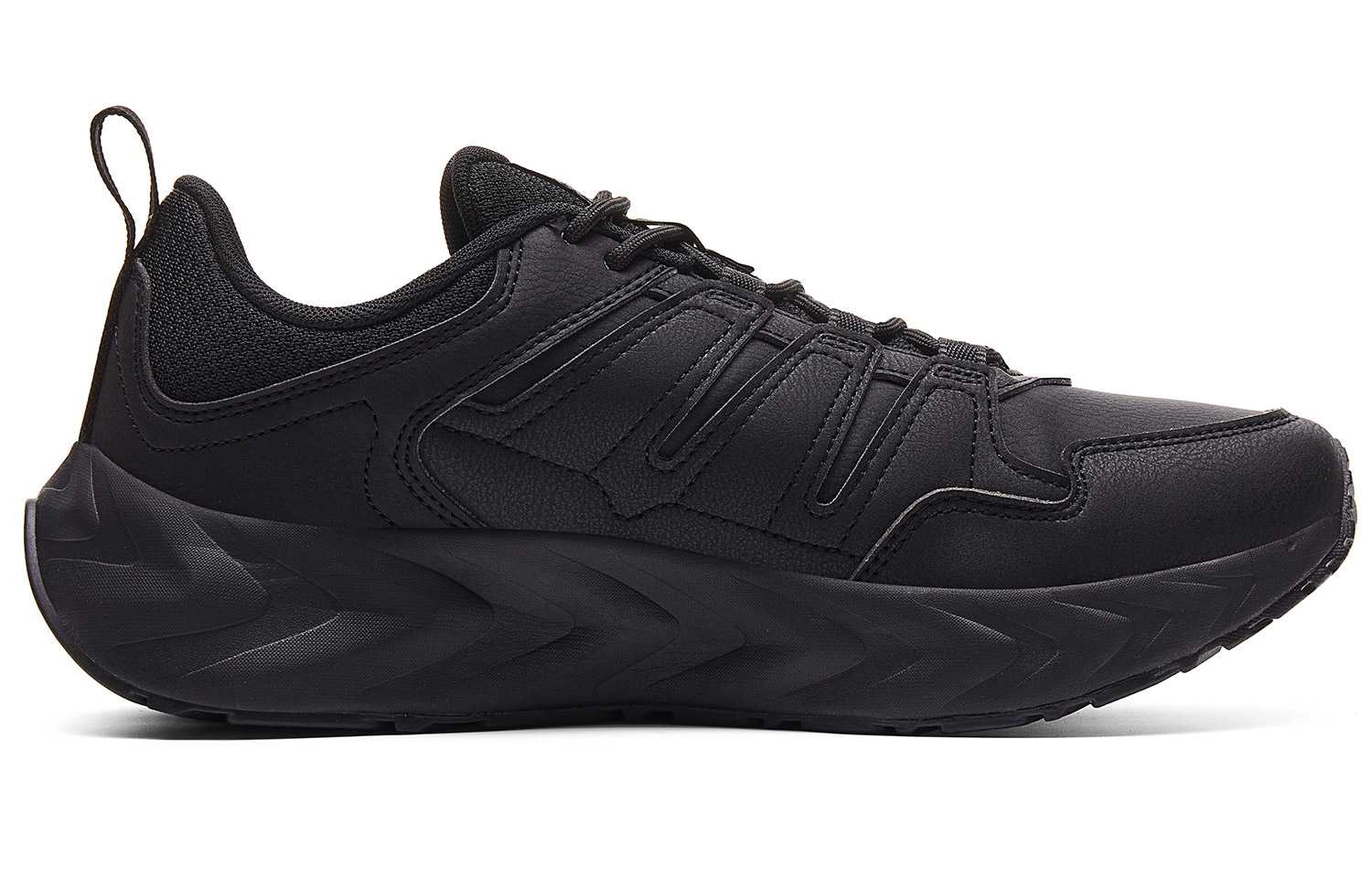 PEAK Textile, Synthetic Leather Cushioning Abrasion Resistant Breathable Rebound Low top Casual Running Shoes Men’s