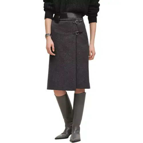 HERMES Casual Long Skirt Women's