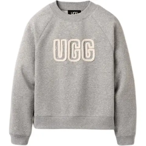 UGG Sweatshirts Women's Gray Crew Neck Moderate