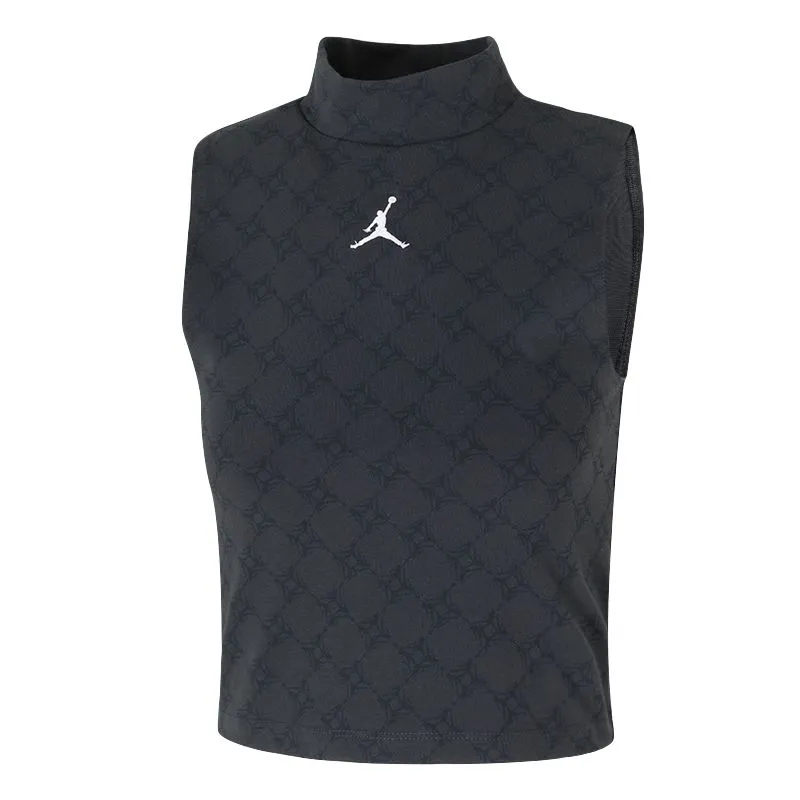 Nike Tank Tops Women's Black Half-Turtleneck Moderate Other