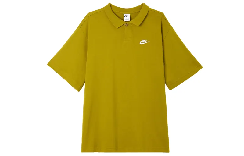 Nike Polo Shirts Men's Bronze Polo Collar Moderate Straight Fit