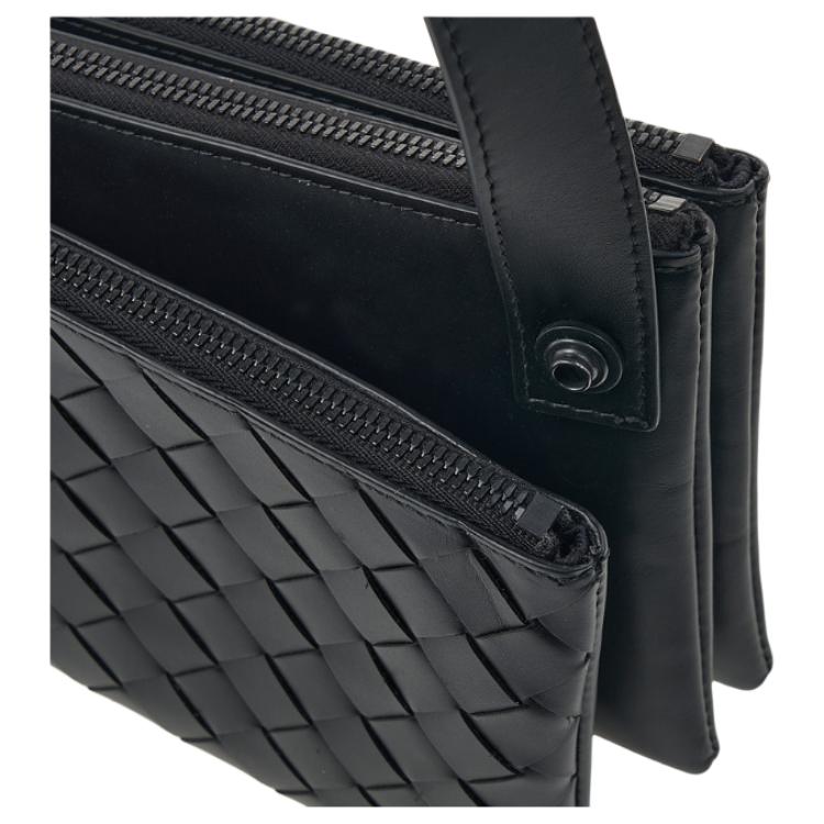 Женская сумка Bottega Veneta (черная) — фото 9