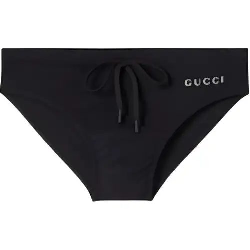 Gucci Print Elastane Swim Briefs