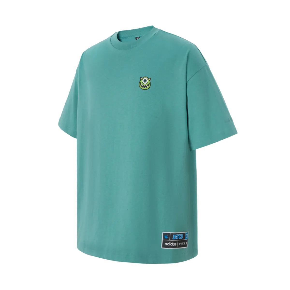 Adidas T-Shirts Unisex Powder Green Crew Neck Moderate