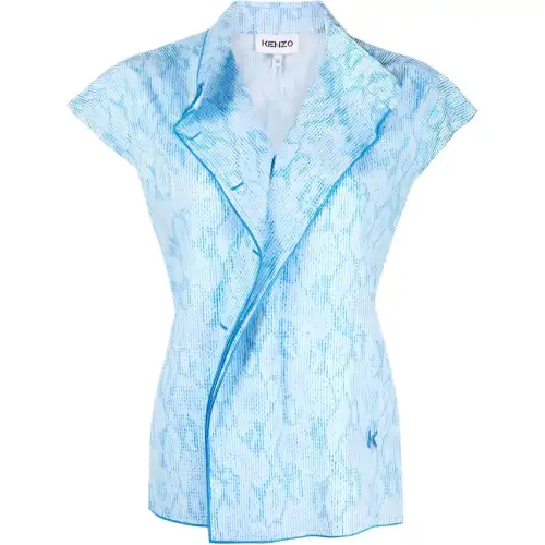 KENZO Shirts Women's Blue Other